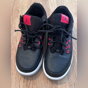 Nike | Jordan Flight Kids Black and Red Sneakers